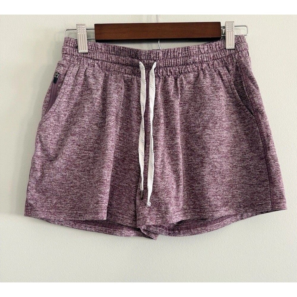 Pacific Trail Shorts Womens Size Small Heathered Pink Zip Pocket Hiking